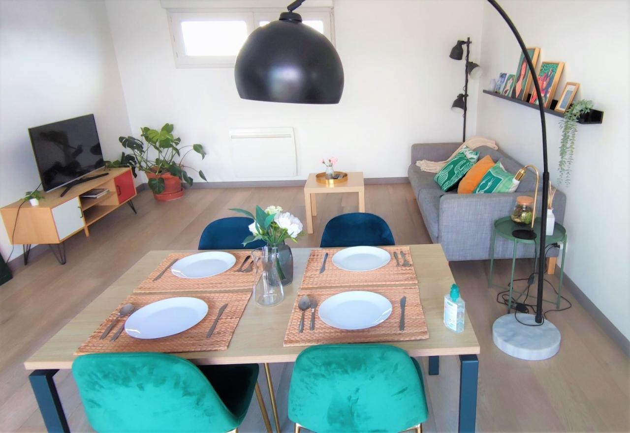 Chic 2Chambres,70M²+Balcon+Parking+Wifi ナント エクステリア 写真